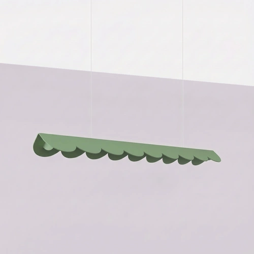Lampa wisząca BISCUIT LED szałwiowa regulowana nad wyspę