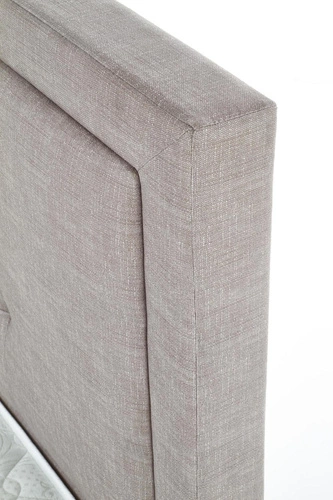 Łóżko tapicerowane Evora beżowe 160x200 z szufladami i pojemnikiem do sypialni