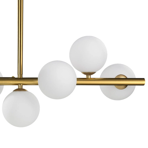 Lampa wisząca kula MINI MOON złota 100 cm regulowana do salonu i jadalni Step into Design