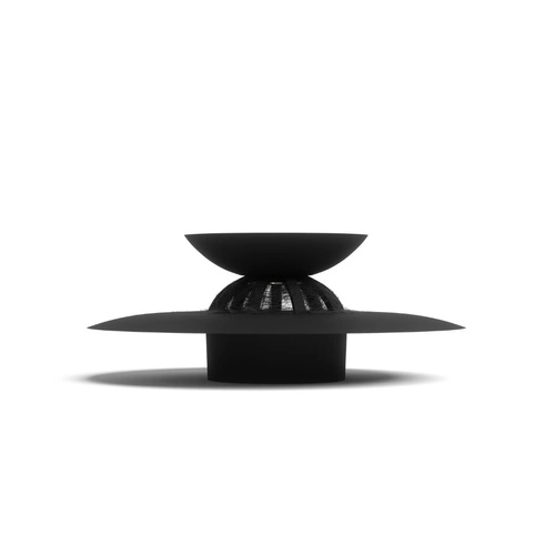 Korek do zlewu silikonowy Umbra Flex czarny uniwersalny do łazienki i kuchni 10 cm