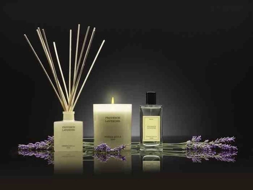 Cereria Molla Reed dyfuzor zapachowy Provence Lavender 100ml do domu nowoczesny szklany