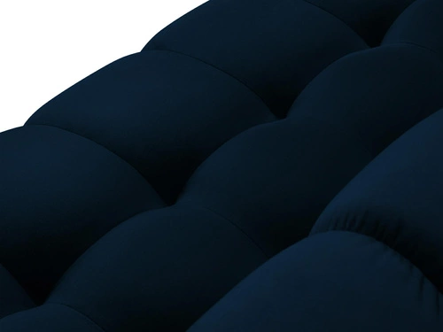 Fotel wypoczynkowy Justin Royal Blue Velvet do salonu welur glamour z podłokietnikami niebieski