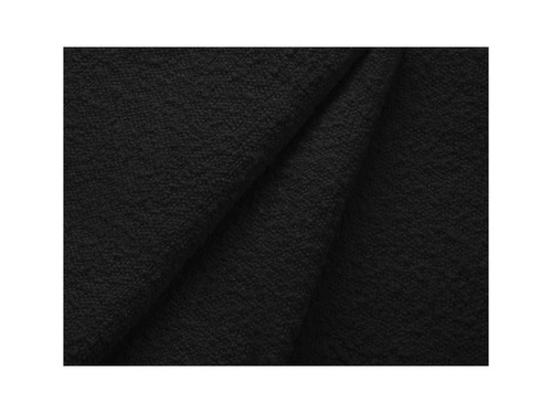 Narożnik z funkcją spania Moghan Black Boucle Prawostronna kolor nóg czarny