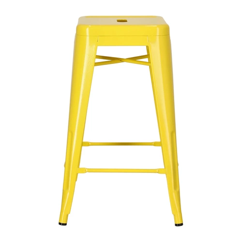 Hoker Paris 66cm żółty inspirowany Tolix  Outlet