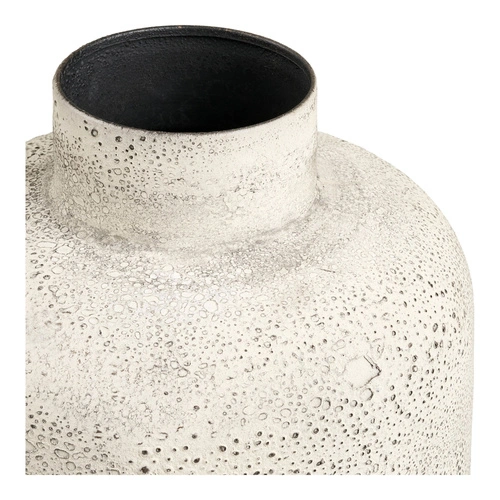 Hou wysoki wazon dekoracyjny antyczny beż 78,5 cm do salonu