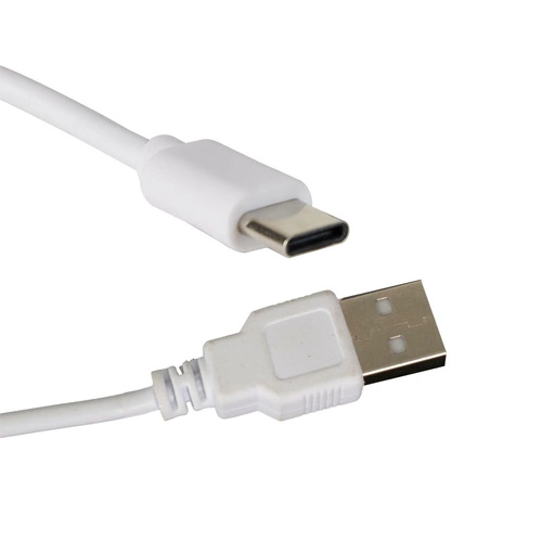 Intesi nowoczesna biała lampa stołowa LED USB bezprzewodowa do salonu i na taras