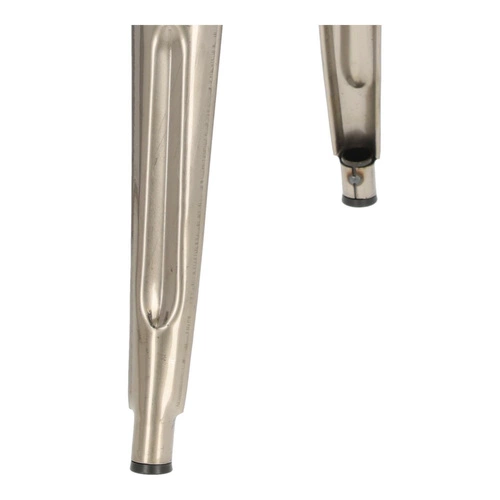 Hoker Paris Back 75cm metaliczny insp. Tolix OUTLET