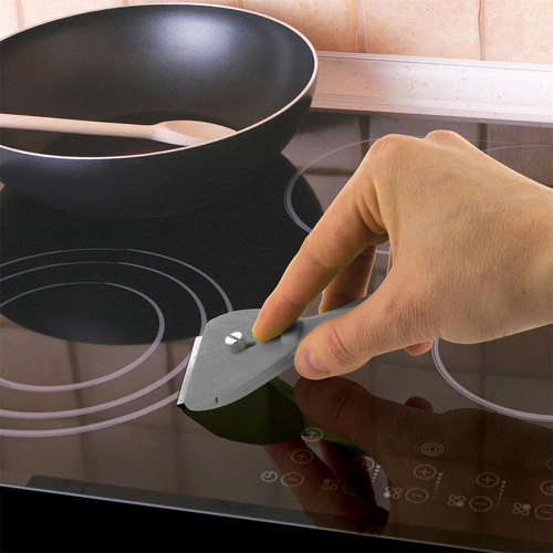 Skrobak do indukcji, ceramiki/ szkła z 5 ostrzami szary