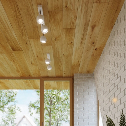 Kinkiet ścienny Oculare biały nowoczesny metalowy do salonu i sypialni Sollux Lighting