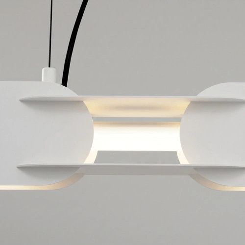 Lampa wisząca CHAIN 158 biała LED nowoczesna nad wyspę do kuchni