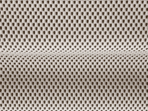 Pufa Bellis Light Beige 3D beżowa pikowana kwadratowa do salonu i sypialni nowoczesna 94x94 cm