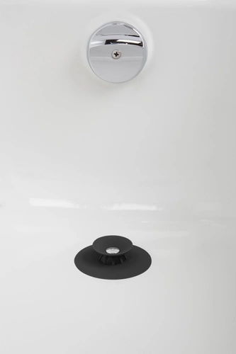 Korek do zlewu silikonowy Umbra Flex czarny uniwersalny do łazienki i kuchni 10 cm