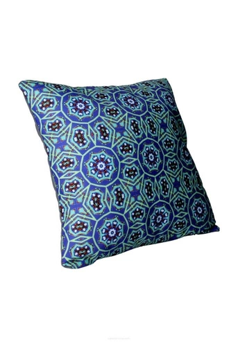 Poduszka dekoracyjna welurowa Mantra Intesi nowoczesna do salonu i sypialni 40x40