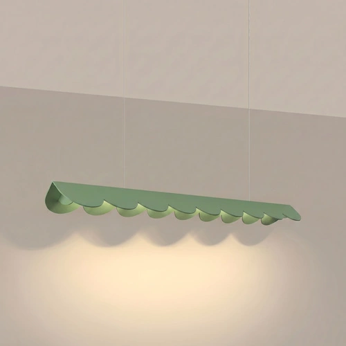 Lampa wisząca BISCUIT LED szałwiowa regulowana nad wyspę