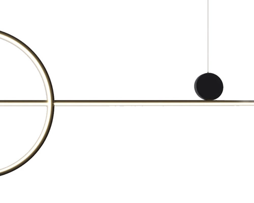 Lampa sufitowa LED NEW AGE czarna 120 cm regulowana do salonu i nad wyspę