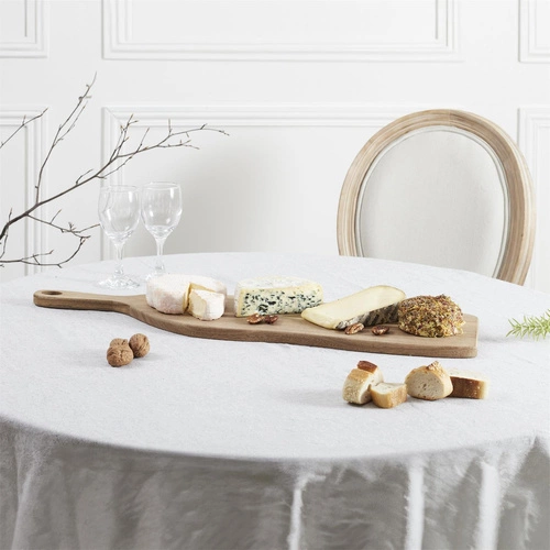 Intesi duża deska do krojenia drewniana akacjowa 64 cm do kuchni nowoczesna