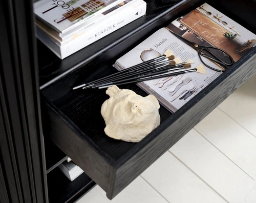 Komoda wysoka Siena czarna