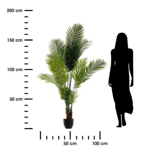 Sztuczna palma doniczkowa Atmosphera 180 cm nowoczesna sztuczna roślina do salonu