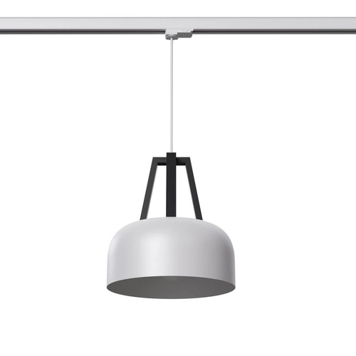 Lampa wisząca CASCO biała/czarna E27  3000K 7,5W 620lm