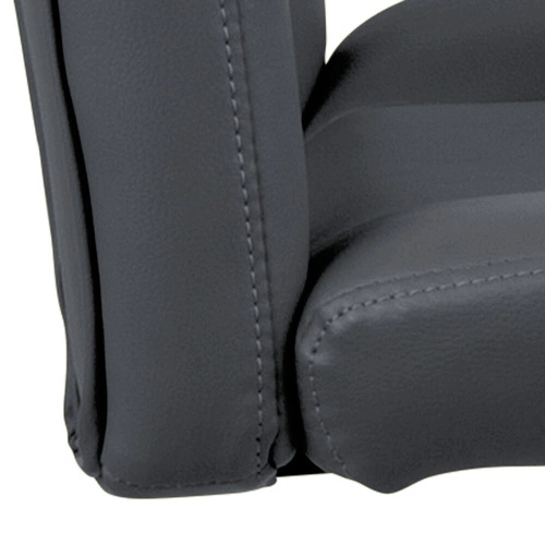 Hoker Sylvia szary tapicerowany z oparciem regulowany nowoczesny do kuchni i wyspy Actona