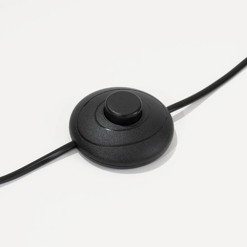 Lampa stojąca biała NATT nowoczesna drewniana podłogowa do salonu z abażurem