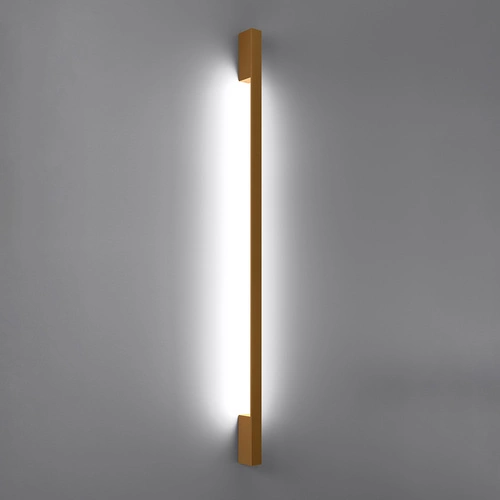 Nowoczesny złoty kinkiet ścienny LED SAPPO L 150 cm do salonu i sypialni Thoro