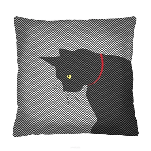 Poduszka dekoracyjna welurowa KLEKS antyalergiczna do salonu lub sypialni 40x40 cm