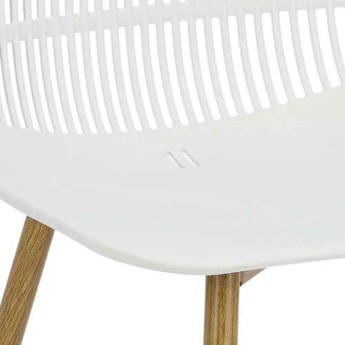 Zestaw 4 krzeseł Klaus białe