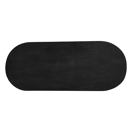 Konsola Isana czarna nowoczesna przyścienna do przedpokoju i salonu japandi Atmosphera 110 cm