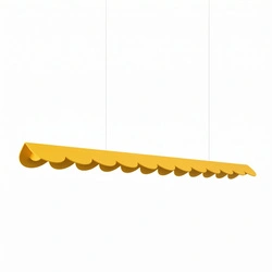Lampa wisząca BISCUIT 130 żółta LED nad wyspę regulowana
