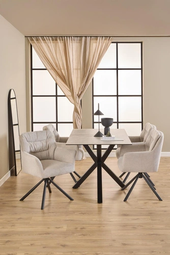 Stół Heaven Actona 135x80 nowoczesny stół do jadalni ceramika biały