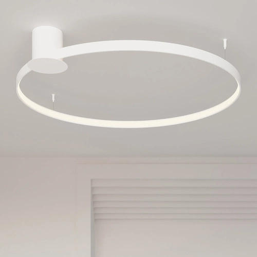 Plafon sufitowy LED Rio 110 biały nowoczesny okrągły do salonu kuchni i sypialni
