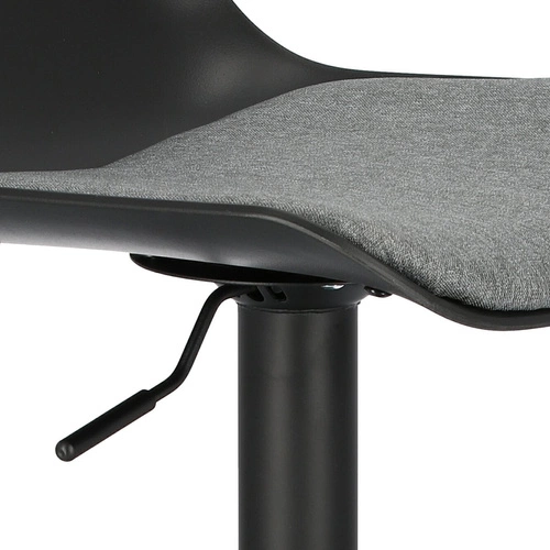 Hoker Simplet Bar One Tap czarny nowoczesny regulowany obrotowy do kuchni bez oparcia