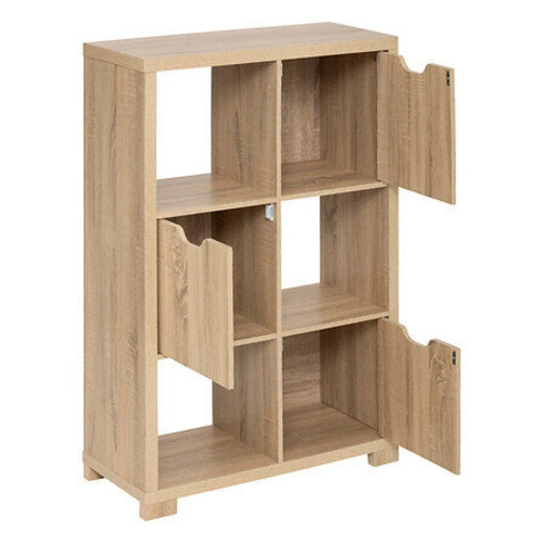 Szafka Bivoak 3-drzwiowy z efektem drewna