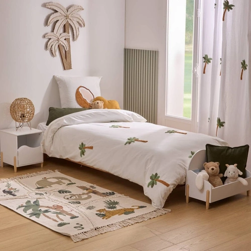 Komplet pościeli dziecięcej Palm Tree 140x200 bawełniana do pokoju dziecka