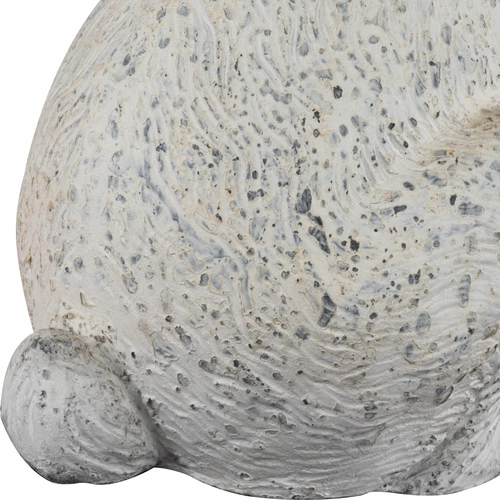 Intesi figurka wielkanocna zając 52 cm beżowa żywica nowoczesna dekoracja na stół do salonu