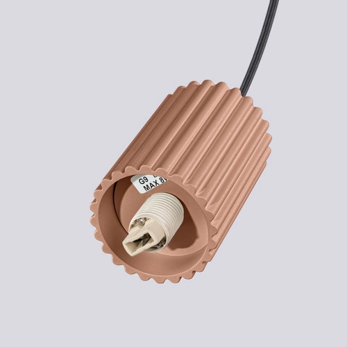 Lampa wisząca kula HALO 1 beżowa szklana do salonu nowoczesna SOLLUX LIGHTING