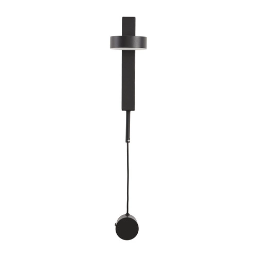 Nowoczesny kinkiet LED FIKO czarny metalowy 120 cm do sypialni i salonu Step into Design