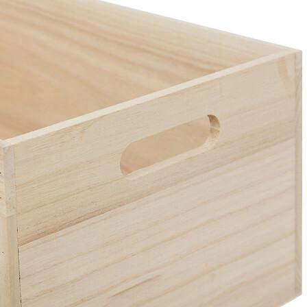 Zestaw 3 skrzynek Australie drewniane