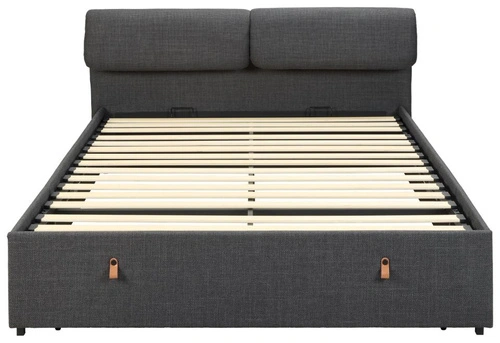 Łóżko tapicerowane Calvi 160x200 z szufladami do sypialni nowoczesne