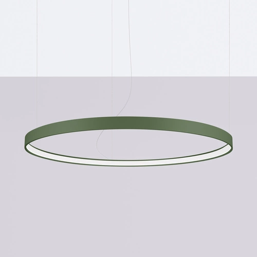 Żyrandol RIO 110 nowoczesny LED oliwkowy regulowany do salonu, kuchni lub nad stół