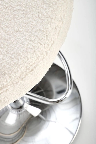 Hoker Rubicon kremowy z oparciem regulowany nowoczesny do kuchni i wyspy Intesi