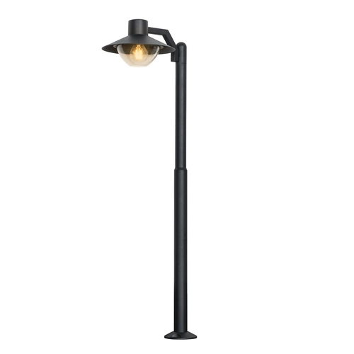 Lampa ogrodowa stojąca Cosmos lampa  ogrodowa latarnia mała 36,5x105cm czarny 1x40W E27 IP44