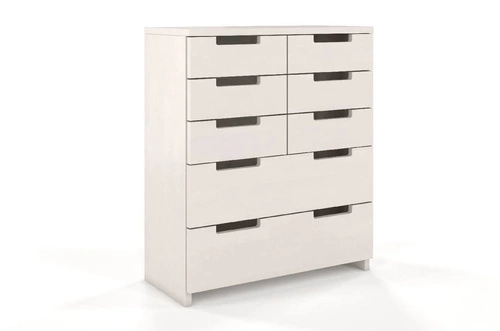 Komoda z szufladami Spectrum 8 skandynawska drewniana bukowa 100 cm do salonu SKANDICA