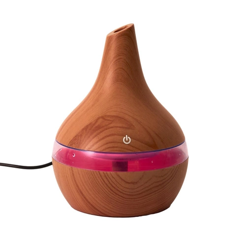 Elektryczny dyfuzor zapachowy Intesi naturalny z LED USB do domu i sypialni 130 ml