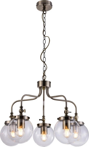 Lampa wisząca Ballet 5x40W E27 patynowy