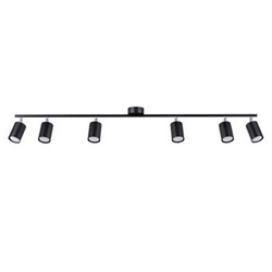 Plafon LEMMI 6L czarny