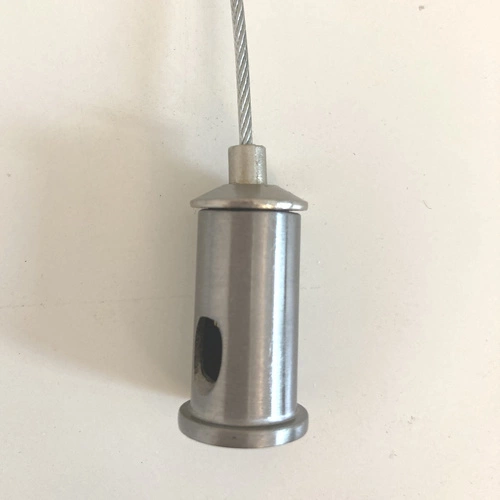 Lampa wisząca LED Circle 40+60+60 srebrna nowoczesna ściemniana do salonu