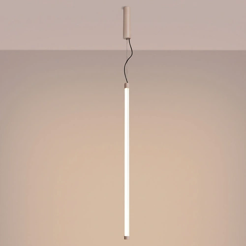 Lampa wisząca TRANG 100 LED taupe regulowana nad wyspę do kuchni