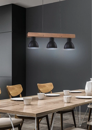 Lampa wisząca Vario 3x60W E27 czarny
